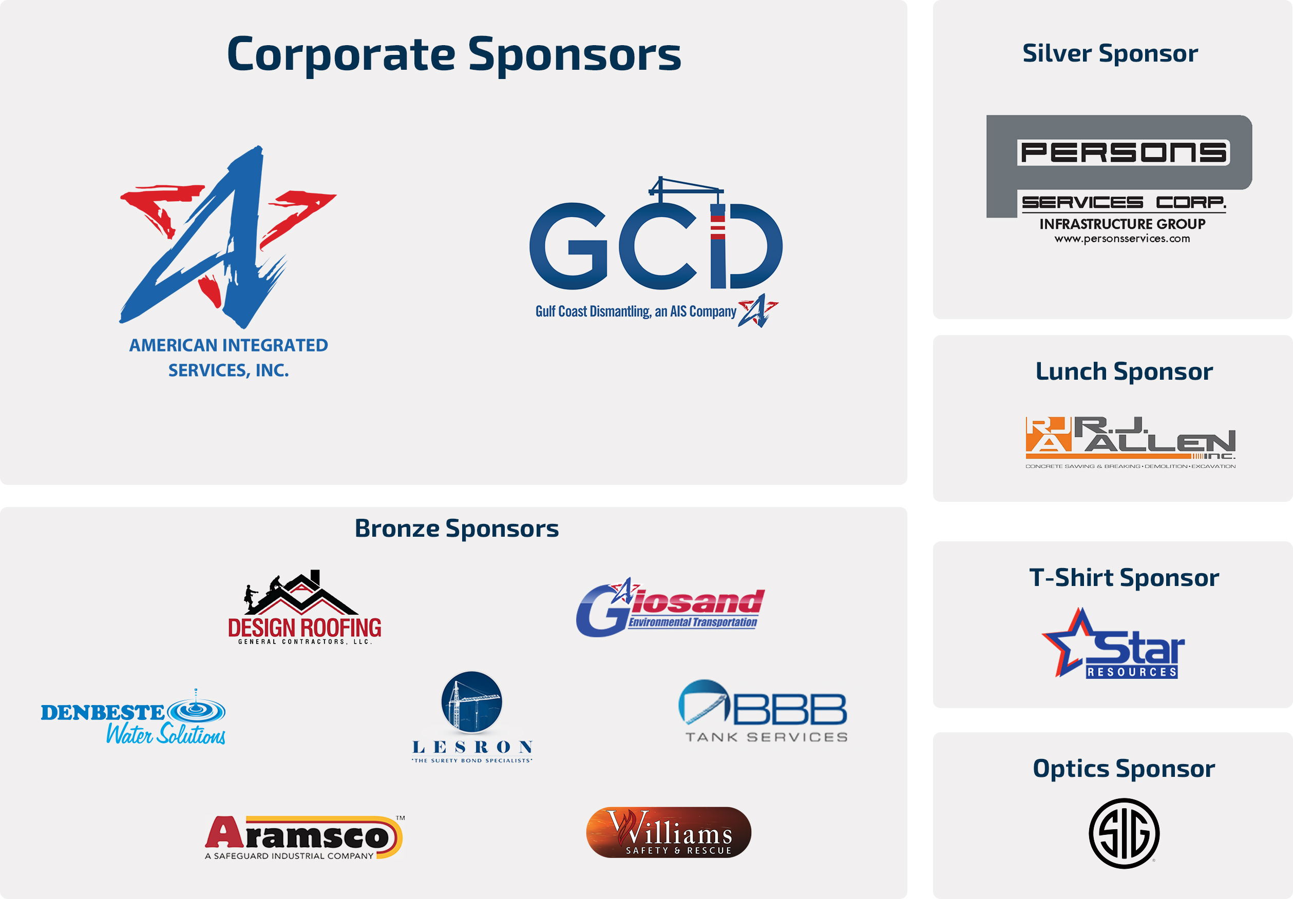sponsors